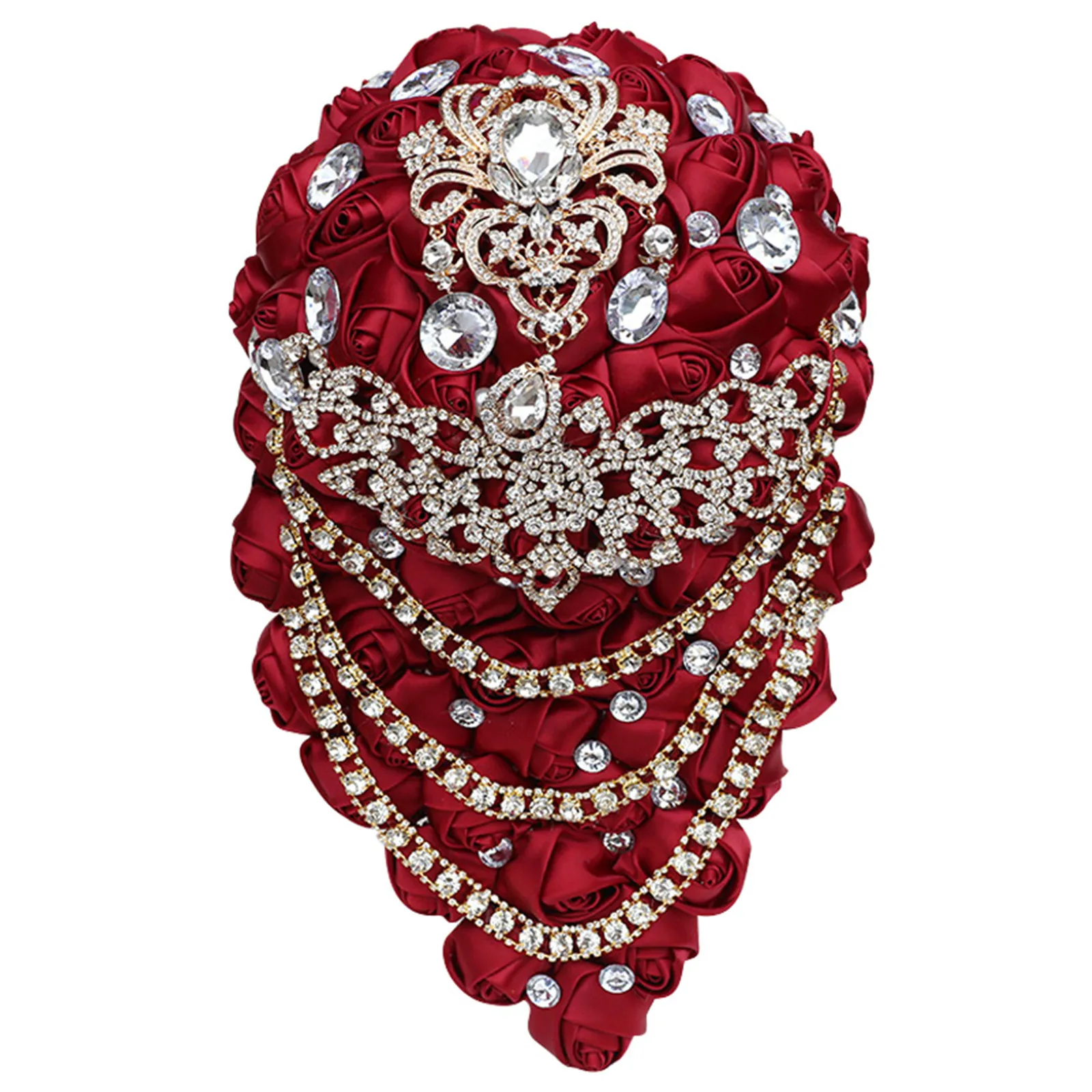New Waterfall Wine Red Bride Holding Flower Crystal Ribbon Bud Lace Border DIY Bridesmaid Bouquet Church Decoration W331G
New Waterfall Wine Red Bride Holding Flower Crystal Ribbon Bud Lace Border DIY Bridesmaid Bouquet Church Decoration W331G