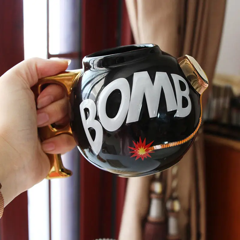 Bomb Mug Cute Spherical Ceramic Mug Large Capacity Creative Gift StarBuck Coffee Milk Tea Cup
Bomb Mug Cute Spherical Ceramic Mug Large Capacity Creative Gift StarBuck Coffee Milk Tea Cup