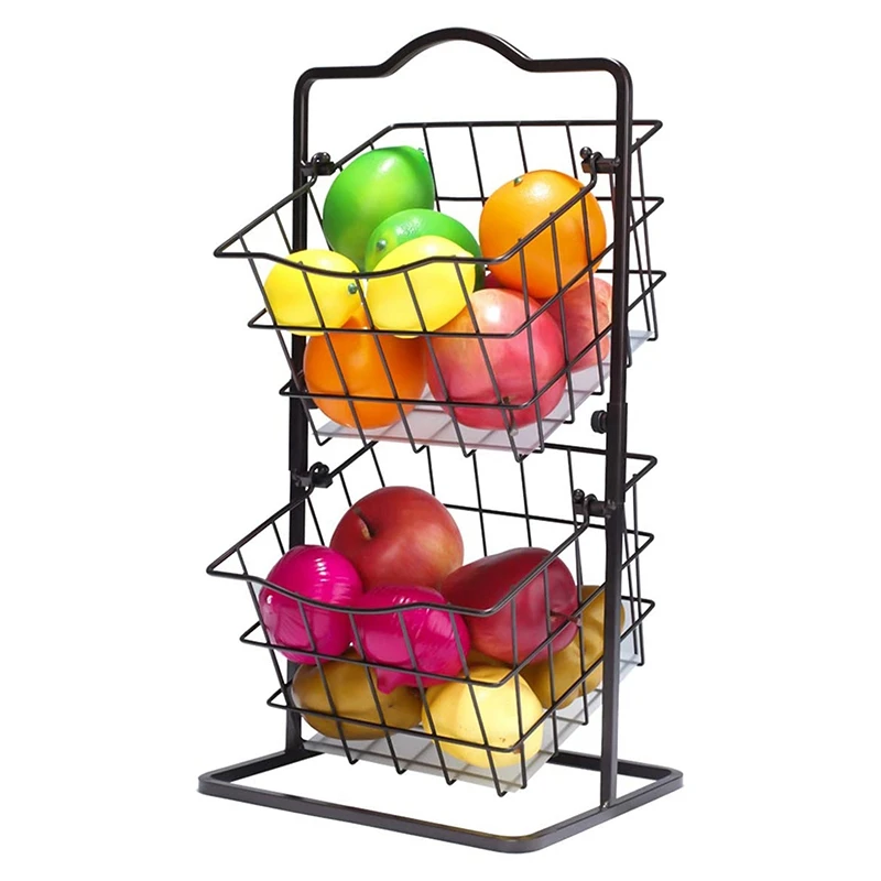 Double Layer Iron Basket Art Wrought Storage Basket Desktop Bathroom Organizer Holder Home Container Panier De Rangement
Double Layer Iron Basket Art Wrought Storage Basket Desktop Bathroom Organizer Holder Home Container Panier De Rangement