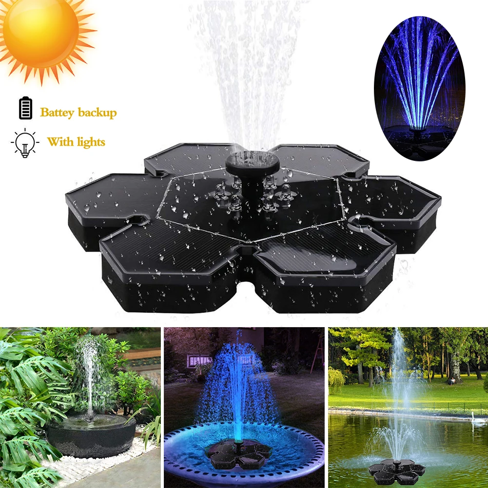 2.4W New Fountain Pool Pond Waterfall Fountain Garden Decoration Outdoor Bird Bath Solar Powered Water Pump Garden Fontaine
2.4W New Fountain Pool Pond Waterfall Fountain Garden Decoration Outdoor Bird Bath Solar Powered Water Pump Garden Fontaine