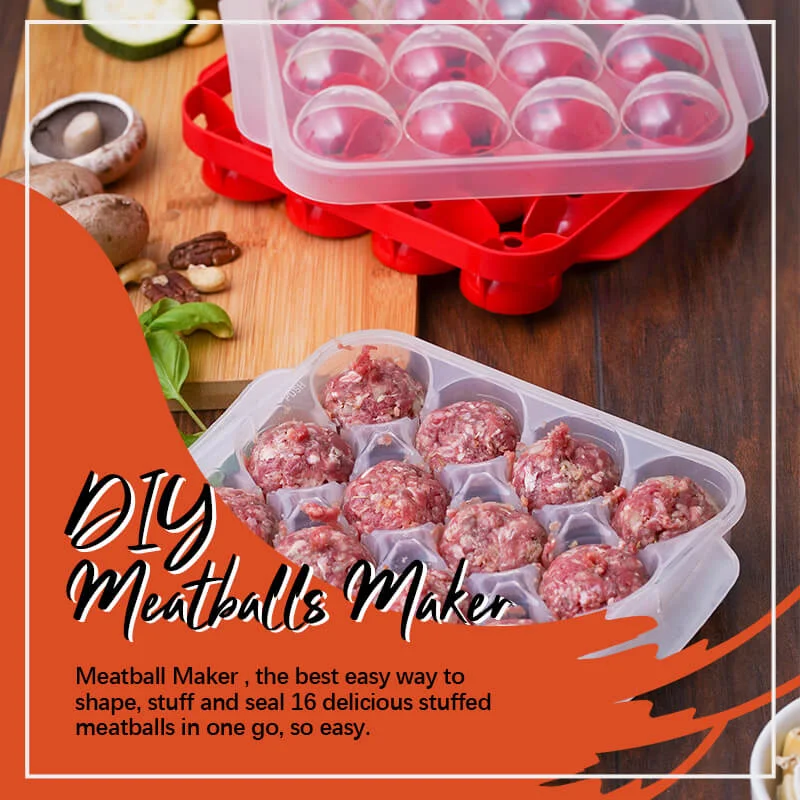 Kitchen Plastic Meatball Mold Making Fish Melon Ball Self Stuffing Food Cooking Machine High Temperature Resistance Dropshipping
Kitchen Plastic Meatball Mold Making Fish Melon Ball Self Stuffing Food Cooking Machine High Temperature Resistance Dropshipping