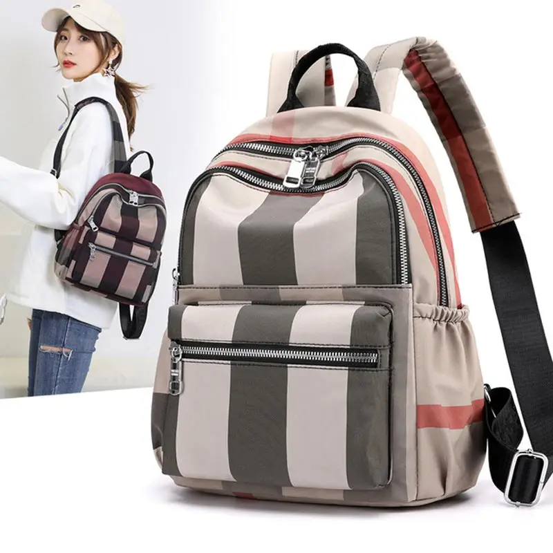 Plaid backpack female bag 2022 vintage soft casual zipper travel bolso mujer new nylon large capacity student school bag
Plaid backpack female bag 2022 vintage soft casual zipper travel bolso mujer new nylon large capacity student school bag