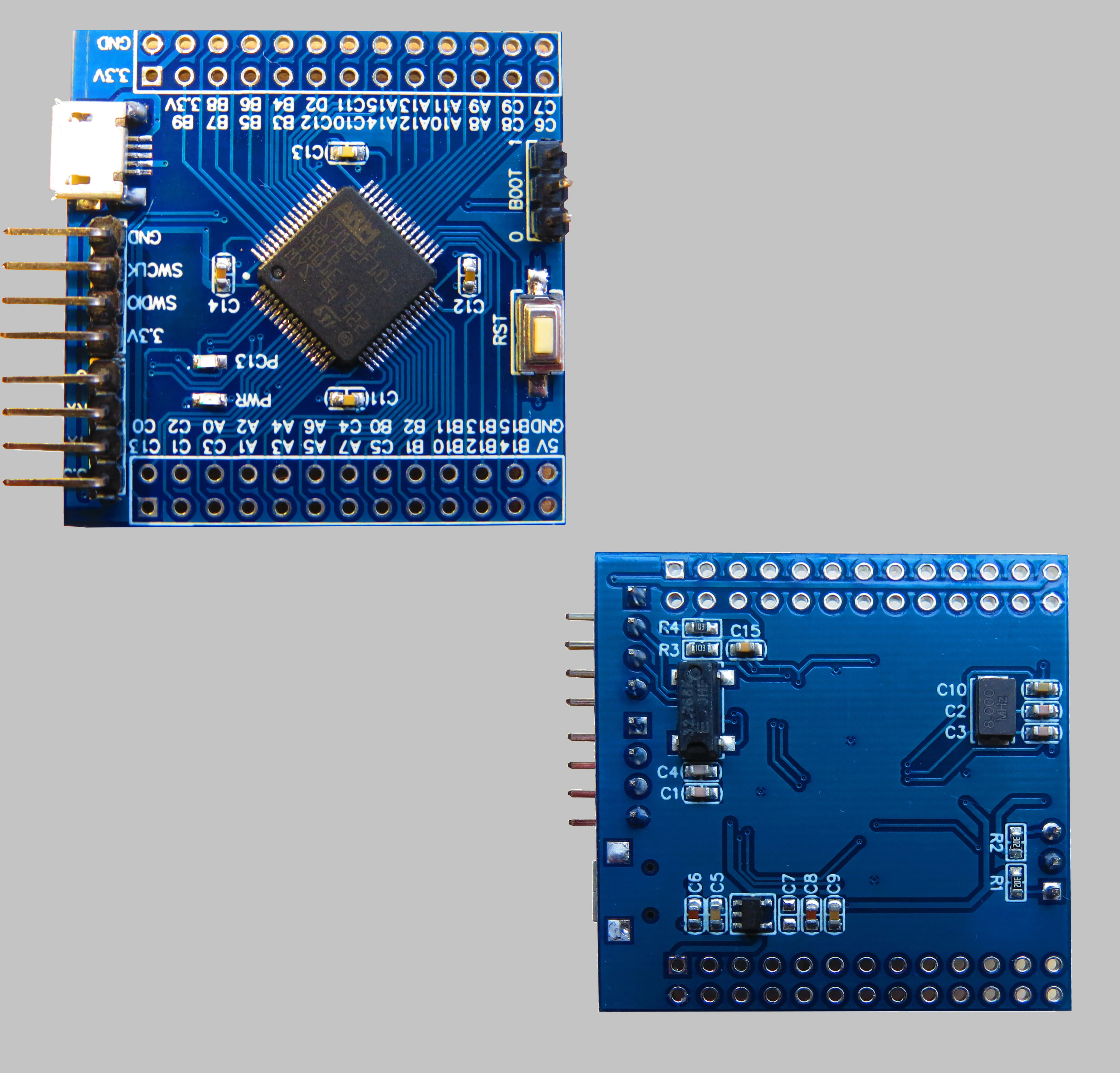 Материнская плата STM32F103RBT6 новый продукт минимальная система STM32F103 RBT6 макетная