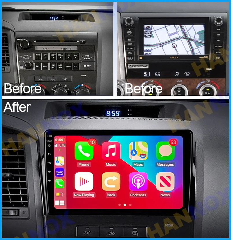 Android 11 2Din умный Автомобильный мультимедийный GPS для Toyota Tundra Sequoia Авторадио BT Навигация стерео головное устройство магнитофон радио
Android 11 2Din умный Автомобильный мультимедийный GPS для Toyota Tundra Sequoia Авторадио BT Навигация стерео головное устройство магнитофон радио