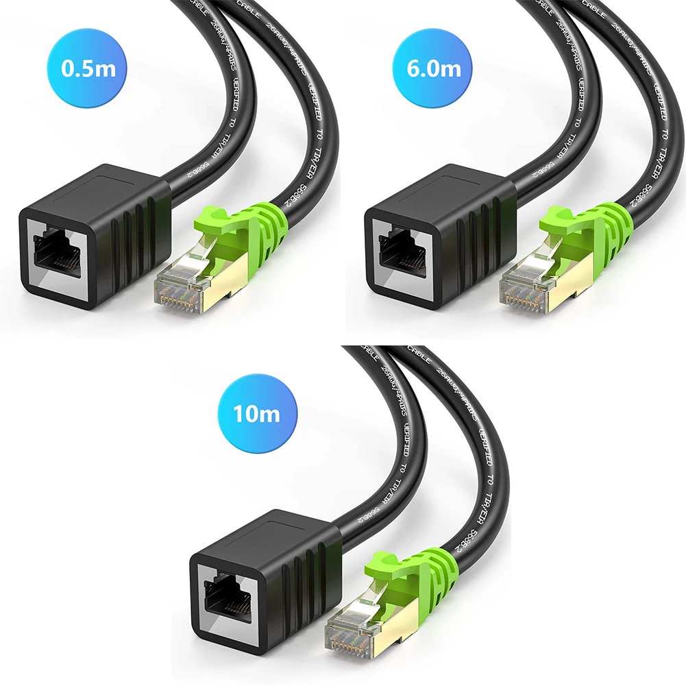 Shielded Cat6 RJ45 Ethernet Extension Patch Cable for Router Modem TV PC Laptop High-speed Upload and Download
Shielded Cat6 RJ45 Ethernet Extension Patch Cable for Router Modem TV PC Laptop High-speed Upload and Download
