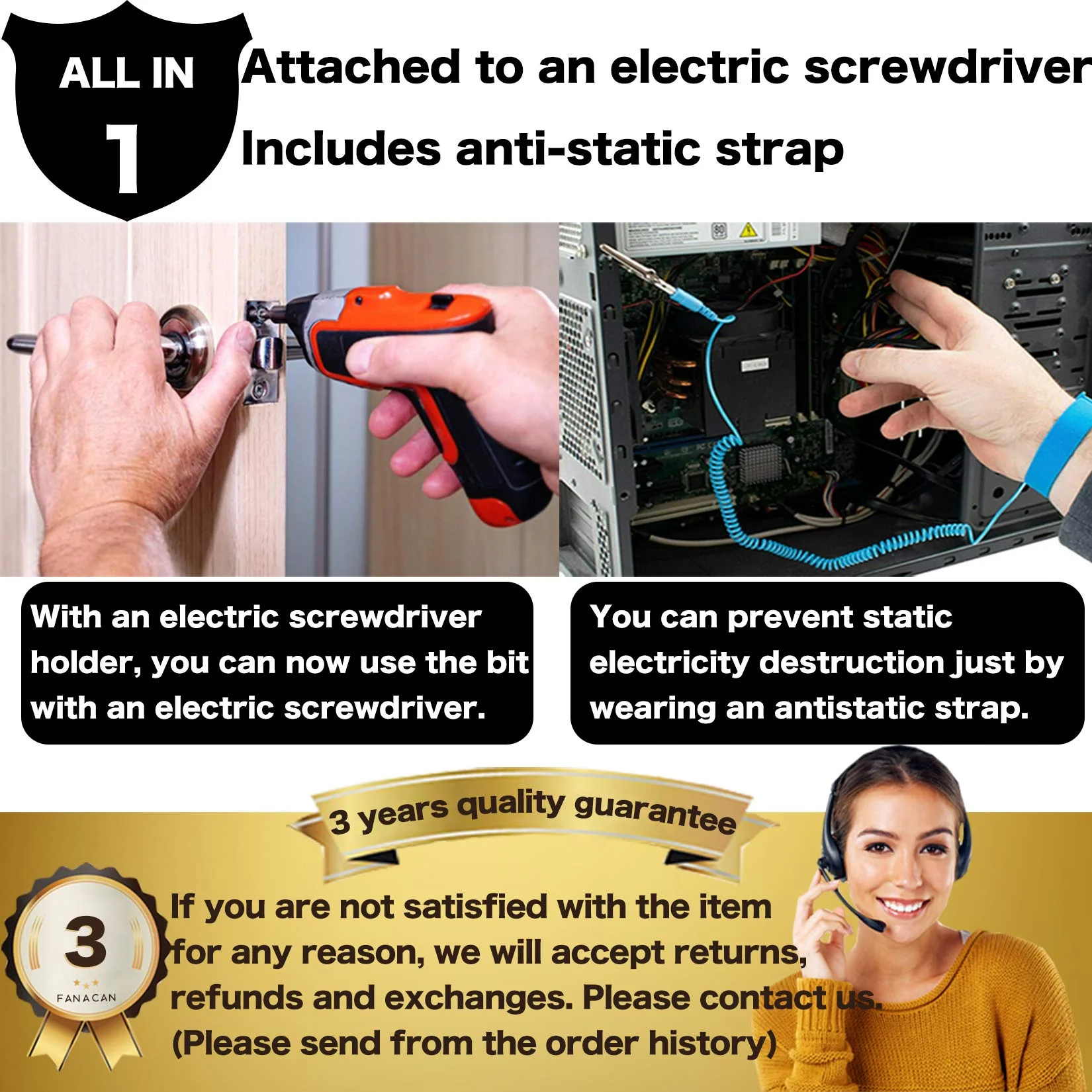 Precision Screwdriver Set - 140-In-1 Small Screwdriver Bit Set for DIY Electronic Repairs - Mini Computer Repair Tool Kit
Precision Screwdriver Set - 140-In-1 Small Screwdriver Bit Set for DIY Electronic Repairs - Mini Computer Repair Tool Kit