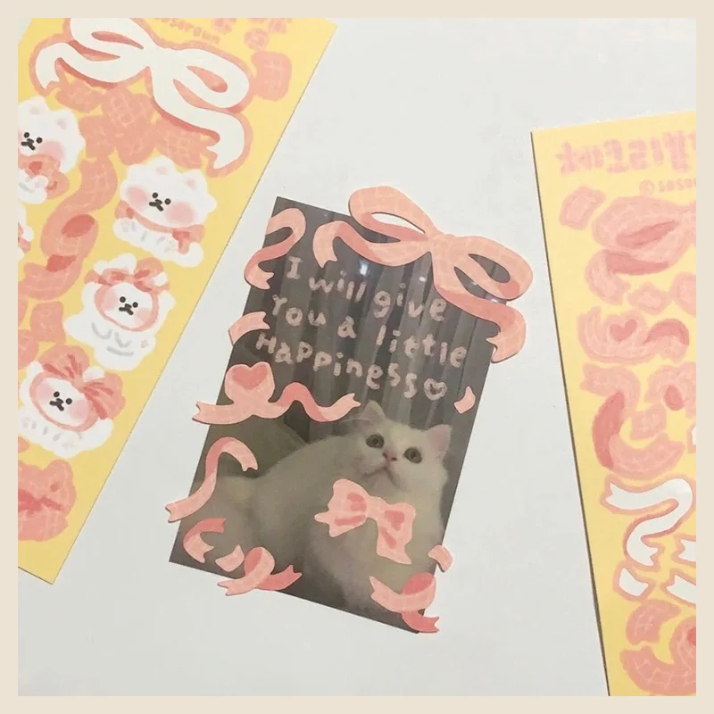 Plaid Bow Cat Bullet Journal Stickers DIY Scrapbooking Material Handmade Sticker Happy Planner IDOL Card Album Decorative
Plaid Bow Cat Bullet Journal Stickers DIY Scrapbooking Material Handmade Sticker Happy Planner IDOL Card Album Decorative