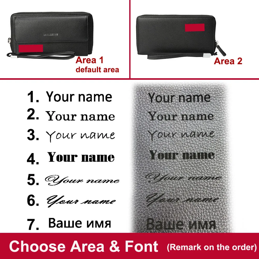 Name Engraving PU Leather Men Clutch Wallets Zipper Large Capacity Hand Strap Men Wallet Luxurious Business Solid Male Purses
Name Engraving PU Leather Men Clutch Wallets Zipper Large Capacity Hand Strap Men Wallet Luxurious Business Solid Male Purses