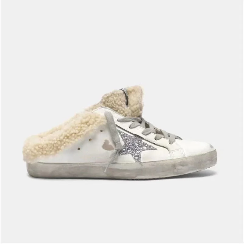 Autumn/Winter New Products Children Retro Old Small Dirty Shoes Fashion Casual Wild Lamb Hair Parent-child Half Slippers QZ65 
Autumn/Winter New Products Children Retro Old Small Dirty Shoes Fashion Casual Wild Lamb Hair Parent-child Half Slippers QZ65