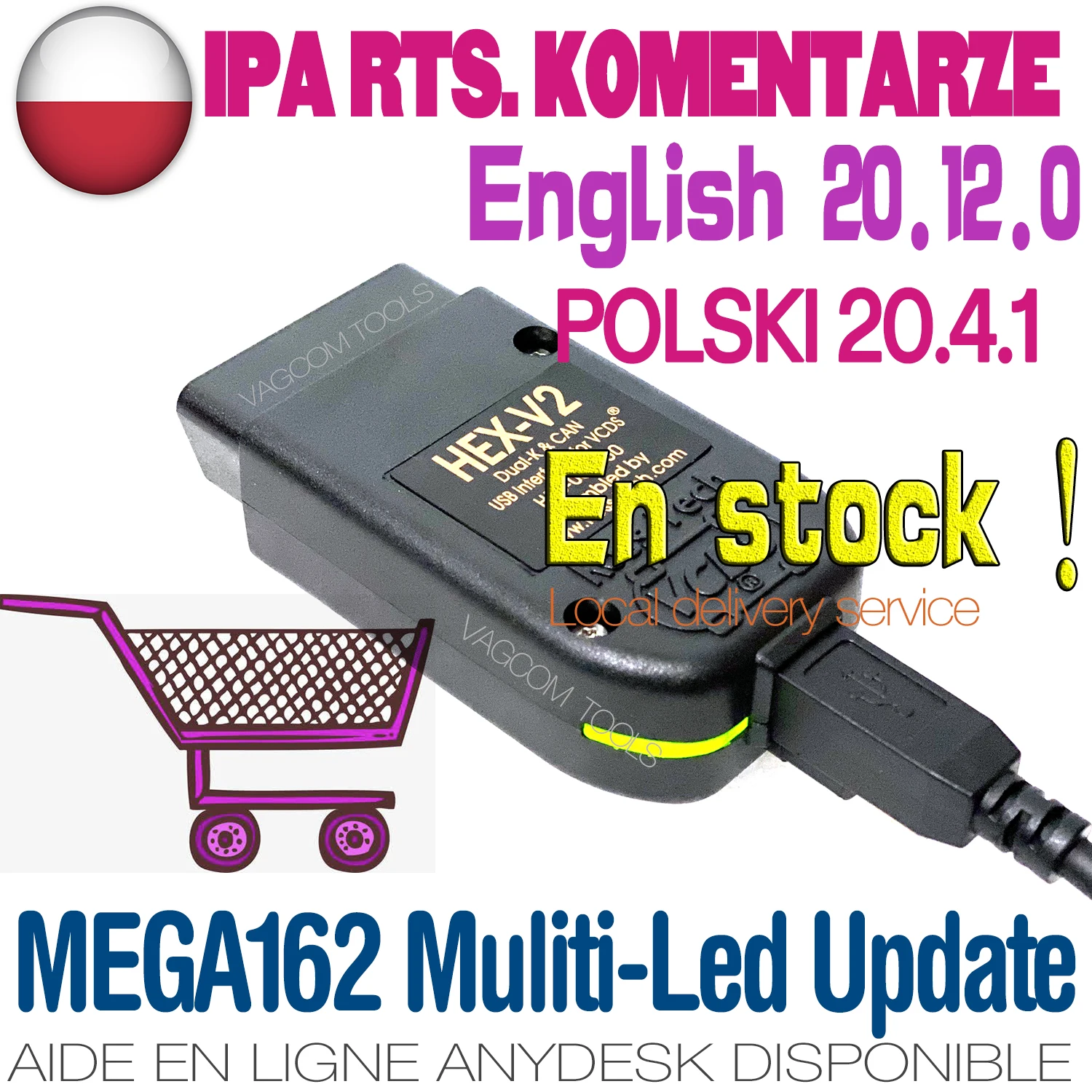 2021 Popolar Newest Vcdsc Vag Com HEX Interface V2 VAG COM 20.12 VAGCOM 20.4 FOR VW for AUDI Skoda Seat ATMEGA162+16V8+FT232RQ
2021 Popolar Newest Vcdsc Vag Com HEX Interface V2 VAG COM 20.12 VAGCOM 20.4 FOR VW for AUDI Skoda Seat ATMEGA162+16V8+FT232RQ