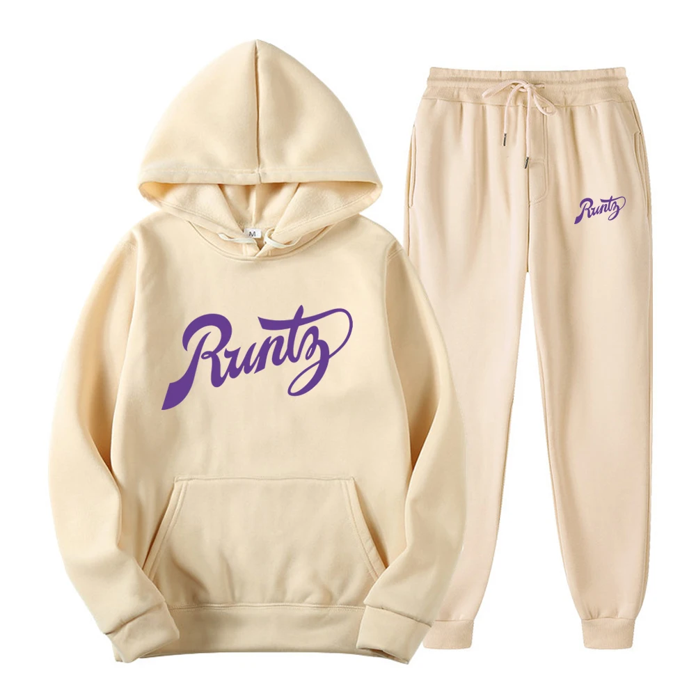 Runty Printing Tracksuit Hoodies Harajuku Men's Clothing Pullover Tops Streetwear Autumn And Winter Suit Fashion Sets
Runty Printing Tracksuit Hoodies Harajuku Men's Clothing Pullover Tops Streetwear Autumn And Winter Suit Fashion Sets