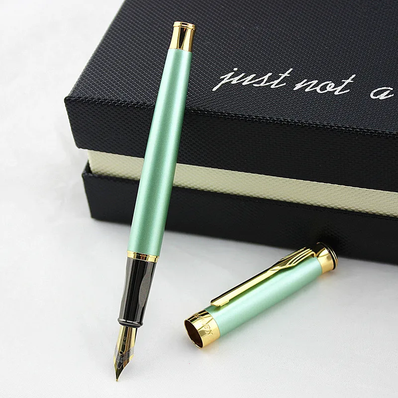Luxury brand Grass green ink pen Stationery office school supplies Fine Hooded Nib Fountain Pen New
Luxury brand Grass green ink pen Stationery office school supplies Fine Hooded Nib Fountain Pen New