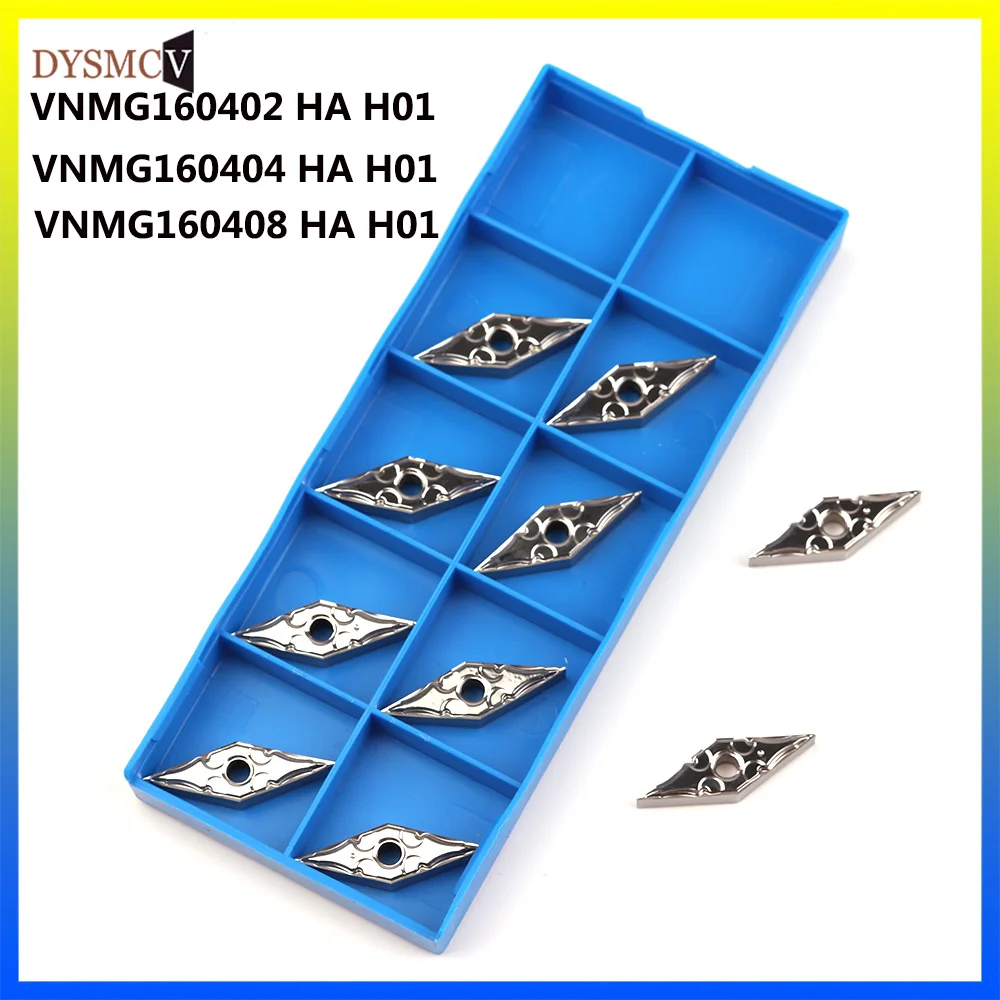 10pcs VNMG160402 VNMG160404 VNMG160408 HA H01 Carbide Inserts Round Blade CNC Lathe Cutter Aluminum Copper Machine cutting Tool
10pcs VNMG160402 VNMG160404 VNMG160408 HA H01 Carbide Inserts Round Blade CNC Lathe Cutter Aluminum Copper Machine cutting Tool