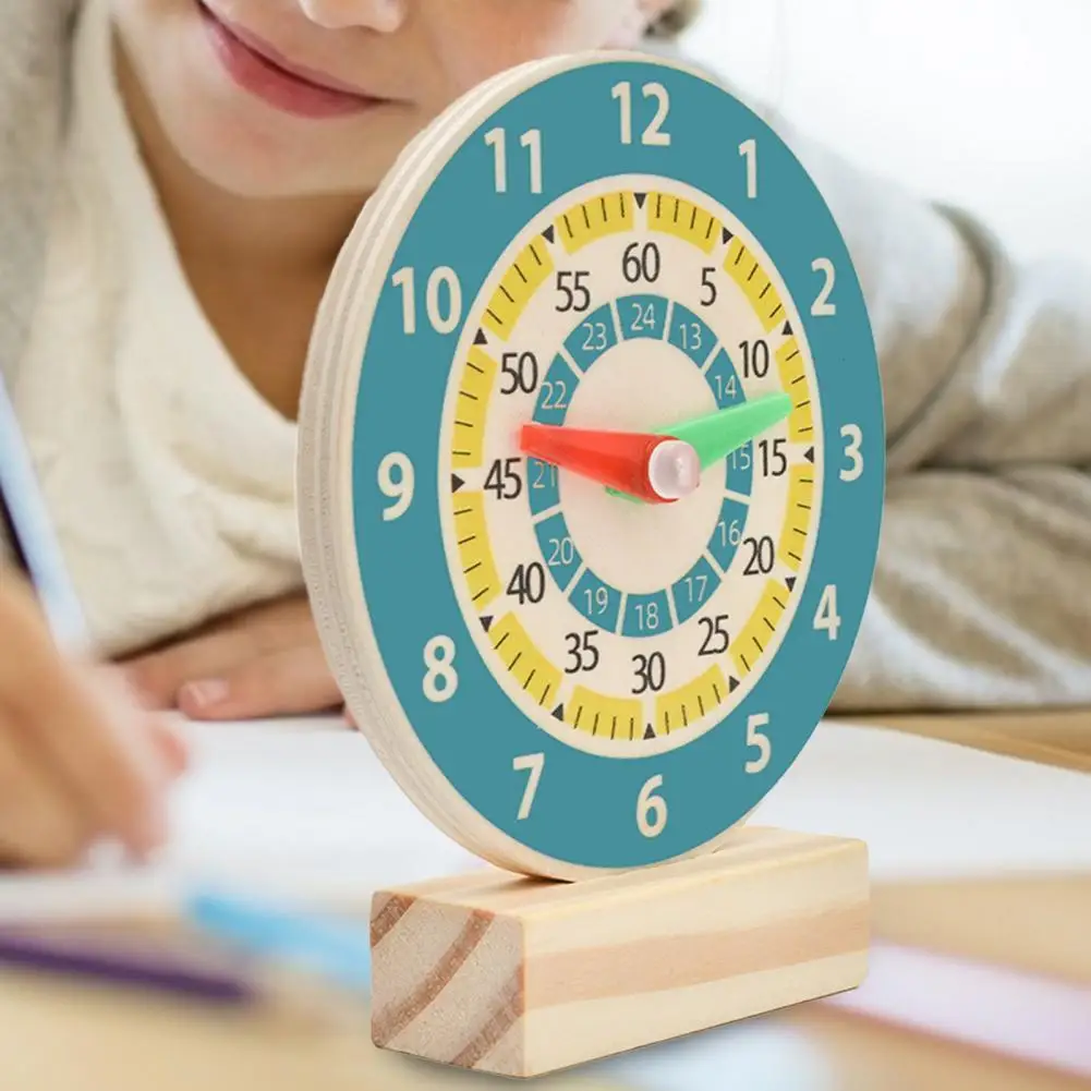 Educational Clock Toy Time Management Smooth Surface Kids Wooden Clock Toy for Kindergarten
Educational Clock Toy Time Management Smooth Surface Kids Wooden Clock Toy for Kindergarten