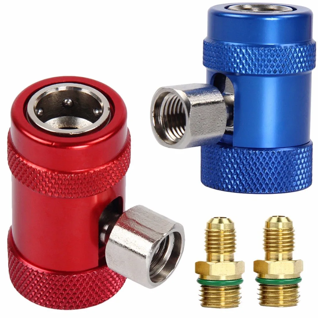 New 2Pcs Refrigerant Connector Air Conditioner Replacement Adapter fit for R1234yf
New 2Pcs Refrigerant Connector Air Conditioner Replacement Adapter fit for R1234yf