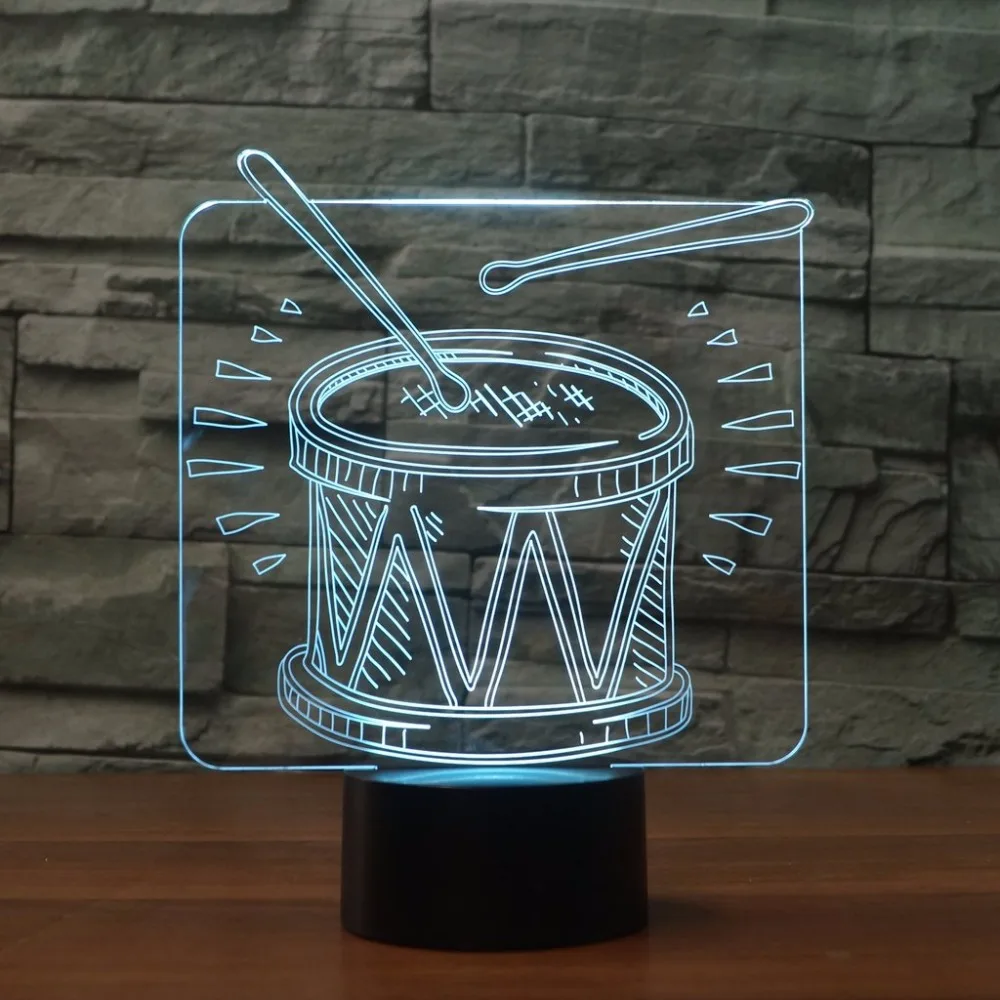 Drum LED RGB Night Light 7 Color Change Desk Light 2846 Action Figure PVC Kids Toys Brinquedos Christmas Gift
Drum LED RGB Night Light 7 Color Change Desk Light 2846 Action Figure PVC Kids Toys Brinquedos Christmas Gift