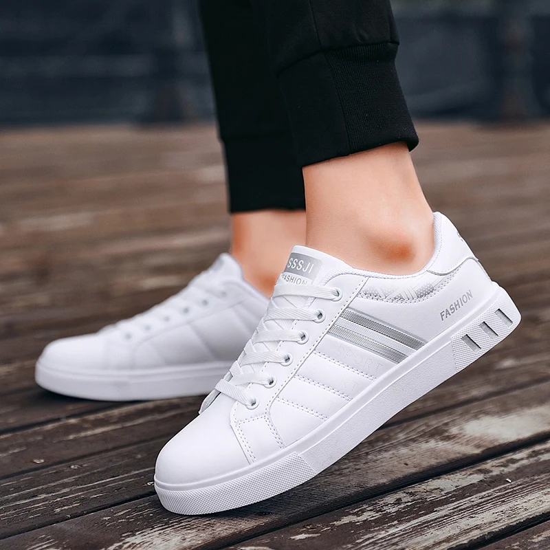 Low Top Men Skateboarding Shoes Comfortable Striped Sneakers Outdoor Leisure Walking Footwear High Quality Non-Slip Street Shoes
Low Top Men Skateboarding Shoes Comfortable Striped Sneakers Outdoor Leisure Walking Footwear High Quality Non-Slip Street Shoes