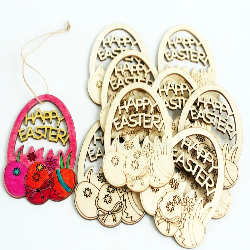 Easter Bunny Rabbit Ornaments Unfinished Easter Eggs Wood Slices Pendant Easter Eggs DIY Craft Happy Easter Decoration for Home
Easter Bunny Rabbit Ornaments Unfinished Easter Eggs Wood Slices Pendant Easter Eggs DIY Craft Happy Easter Decoration for Home