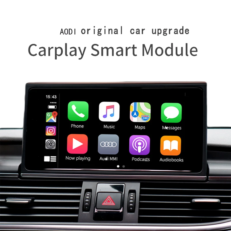 Wireless CARPLAY module for the phone interconnect system box for Audi -MMI3G A1A4A5A6A7Q3Q5Q7
Wireless CARPLAY module for the phone interconnect system box for Audi -MMI3G A1A4A5A6A7Q3Q5Q7