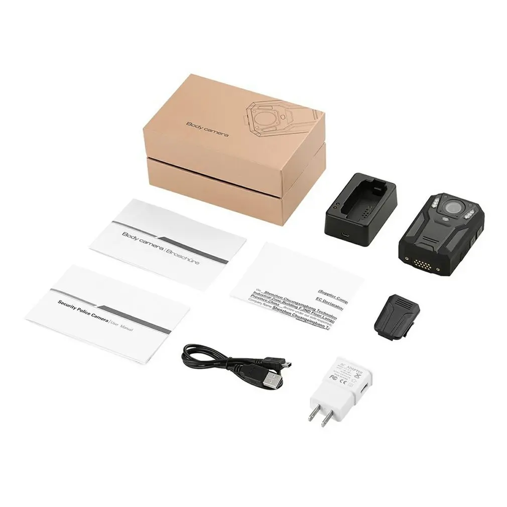 LESHP 1296P Full Waterproof Police Body Camera Security Gadget With 2 Inch Display Night GPS Movement Detection 
LESHP 1296P Full Waterproof Police Body Camera Security Gadget With 2 Inch Display Night GPS Movement Detection