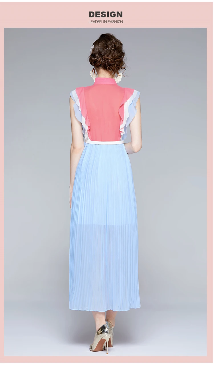 2021 Summer Ladies New European Fashionable Slim-Fit Long Dress Women Fashion Sweet Elegant Ruffled Goddess Chiffon Maxi Dress
2021 Summer Ladies New European Fashionable Slim-Fit Long Dress Women Fashion Sweet Elegant Ruffled Goddess Chiffon Maxi Dress