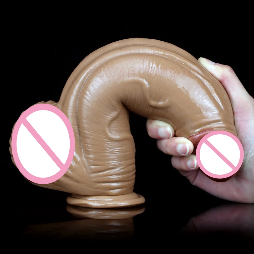 Huge Dildo Realistic Penis Women Lesbian Adultos Sex Toys Big Fake Dick Females Masturbation Erotic Tools Thick 2.9in | Красота и