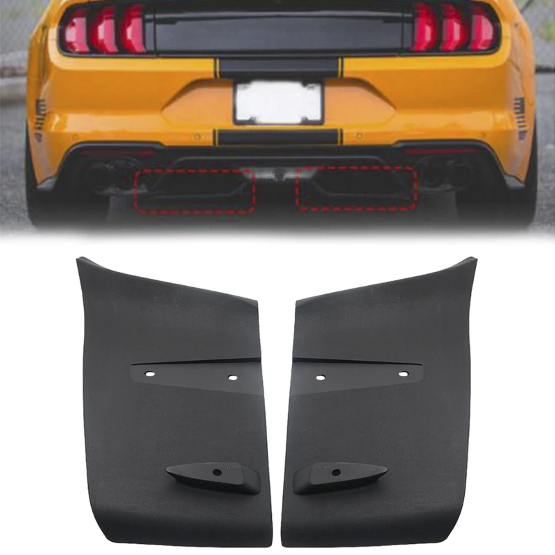 Для Ford задний бампер диффузор Valance Аэро фольга крышка комплект подходит для Mustang GT