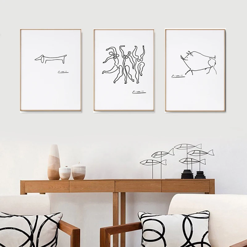 Abstract Animal One Stroke Wall Canvas Painting Nordic Poster for Modern Simple Office livingroom Children's room Home decor
Abstract Animal One Stroke Wall Canvas Painting Nordic Poster for Modern Simple Office livingroom Children's room Home decor