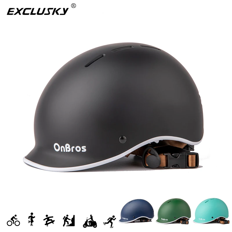 EXCLUSKY Quality Adult Urban Bicycle Helmet Round MTB Road Cycling Bike Helmets Unisex With CE Certification For Bike Skateboard
EXCLUSKY Quality Adult Urban Bicycle Helmet Round MTB Road Cycling Bike Helmets Unisex With CE Certification For Bike Skateboard