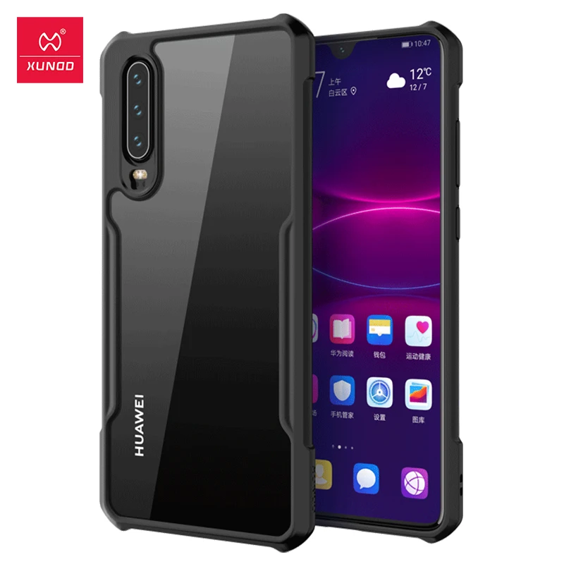 Чехол для Huawei P30 Pro противоударный чехол защитный прозрачный перчатка подушка