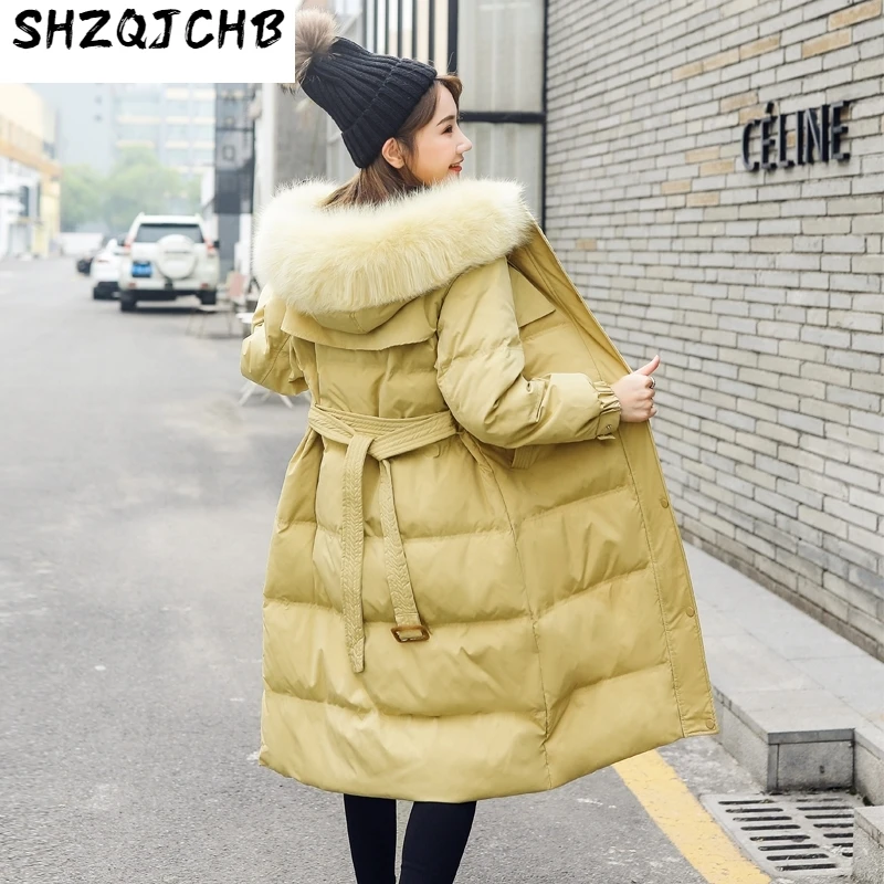 JCHB 2021 Woman Jacket 90%white Duck Down Jackets Thick Long Coats Real Fox Fur Collar Hooded Parkas Women's Clothing Ropa
JCHB 2021 Woman Jacket 90%white Duck Down Jackets Thick Long Coats Real Fox Fur Collar Hooded Parkas Women's Clothing Ropa