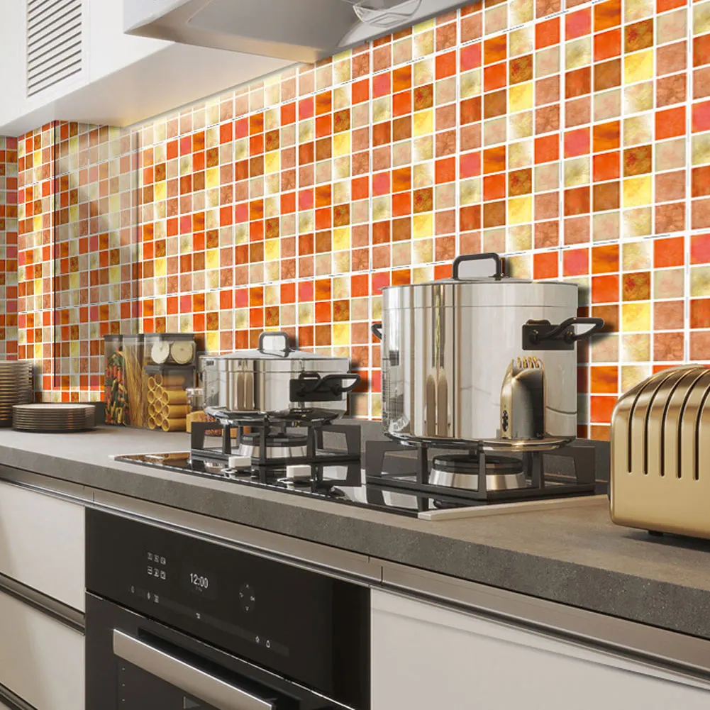 30pcs/set Mosaic Hard Tiles Wall Sticker Peel And Stick Backsplash 30cmx30cm Wardrobe Home Renovation Wallpaper Pvc Art Mural
30pcs/set Mosaic Hard Tiles Wall Sticker Peel And Stick Backsplash 30cmx30cm Wardrobe Home Renovation Wallpaper Pvc Art Mural