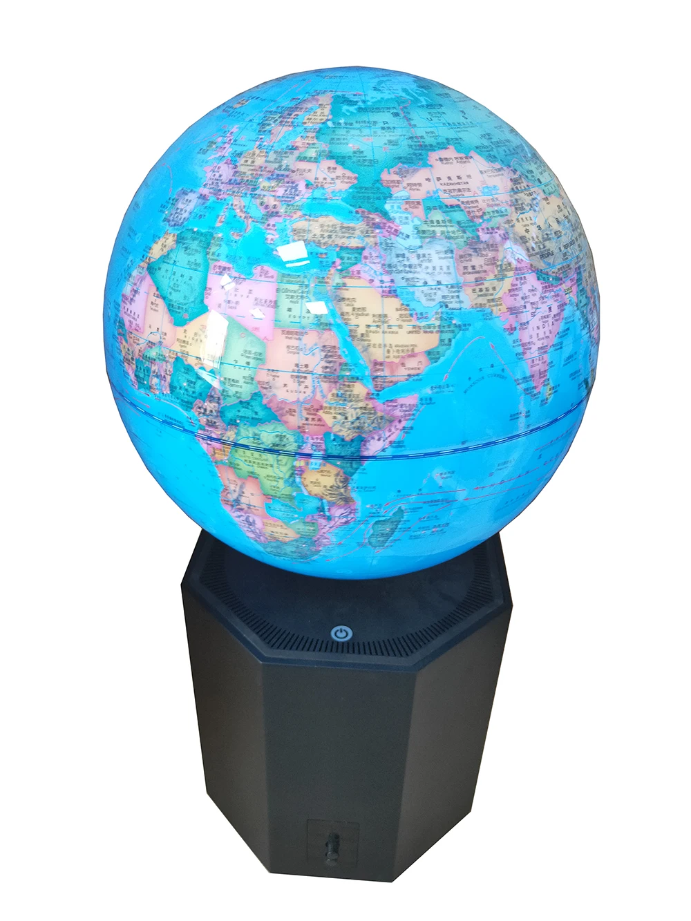 New strange gift business showing room office desk Magnetic Levitation 8 inch earth Globe auto lifting base white LED light 
New strange gift business showing room office desk Magnetic Levitation 8 inch earth Globe auto lifting base white LED light