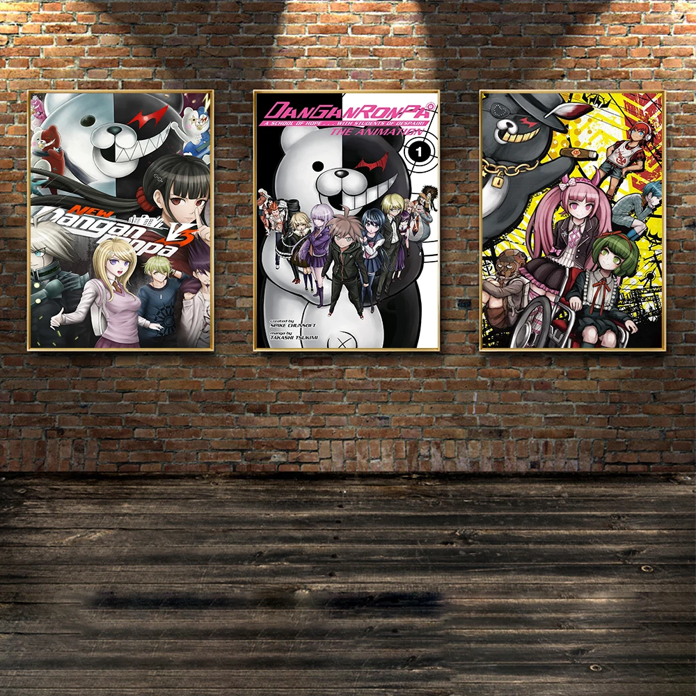 Плакат из аниме гмаэ в стиле данганронпа ретро плакаты Картина на холсте и принты