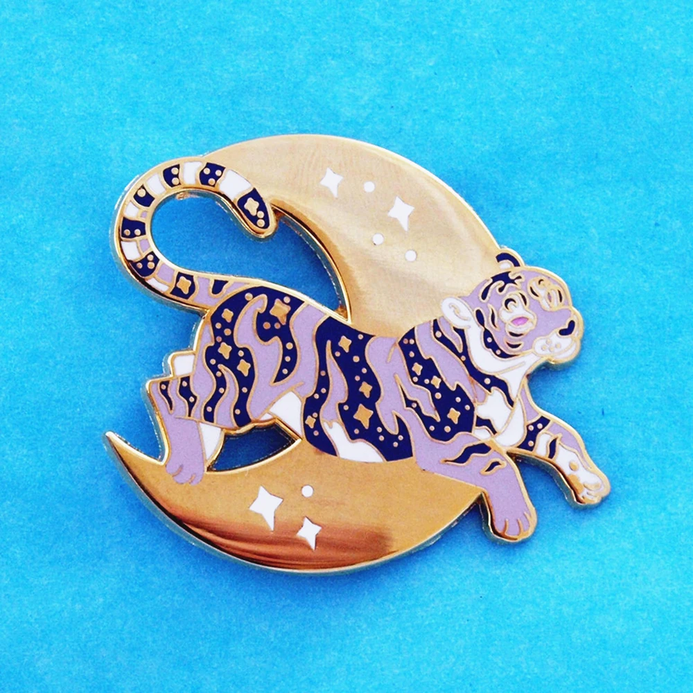 Cute Galaxy Stars Moon Tiger In The Sky Hard Enamel Pin Unique Gorgeous Pastel Animals Brooches Badge Backpack Jewelry Gift 2021
Cute Galaxy Stars Moon Tiger In The Sky Hard Enamel Pin Unique Gorgeous Pastel Animals Brooches Badge Backpack Jewelry Gift 2021