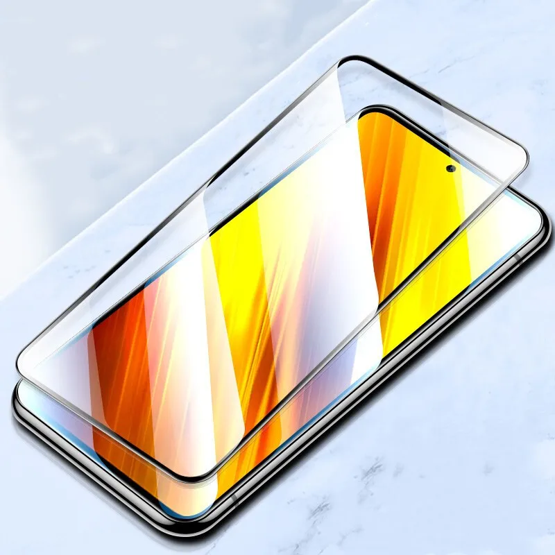 For XiaoMi Poco X3 Pro GT X3 NFC Tempered Glass Screen Protector For Poco F3 GT M3 Pro Full Cover Black Edge Protective Glass
For XiaoMi Poco X3 Pro GT X3 NFC Tempered Glass Screen Protector For Poco F3 GT M3 Pro Full Cover Black Edge Protective Glass