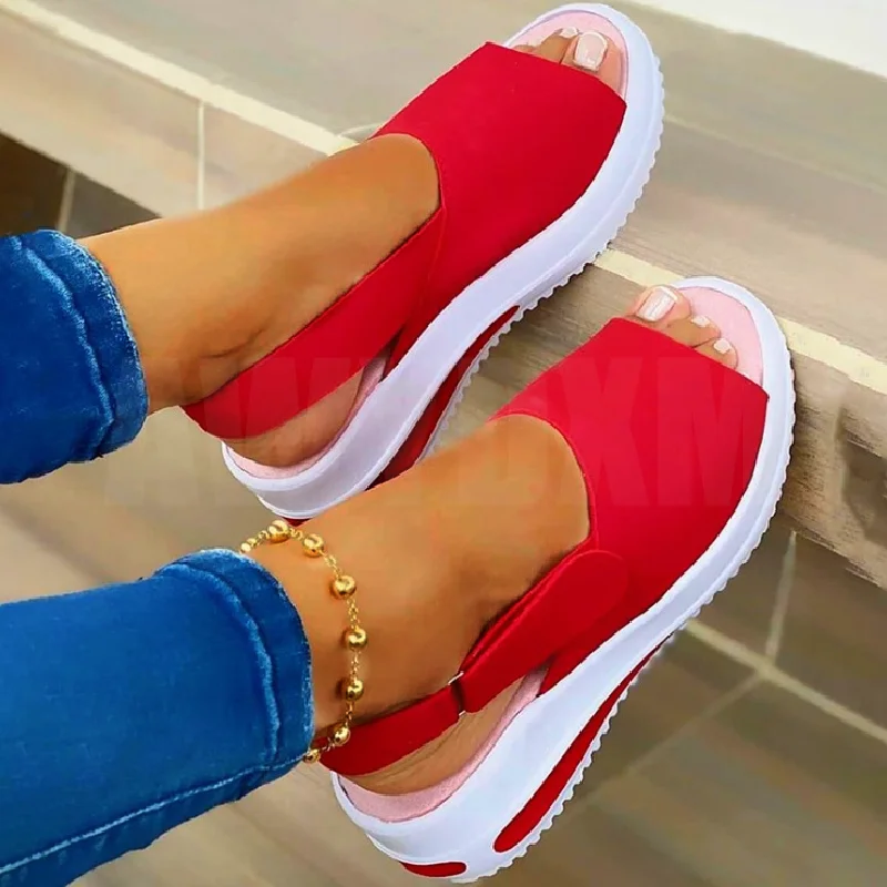 Women Sandals 2021 New Summer Shoes Women Soft Wedge Platform Sport Sandals Woman Open Toe Casual Beach Shoes Zapatos de Mujer
Women Sandals 2021 New Summer Shoes Women Soft Wedge Platform Sport Sandals Woman Open Toe Casual Beach Shoes Zapatos de Mujer