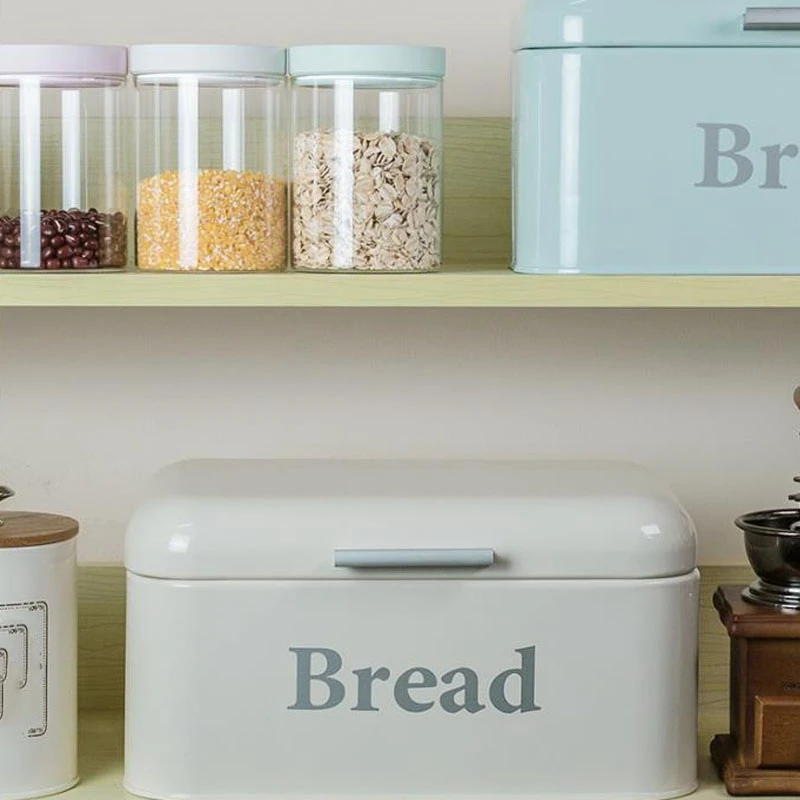 Vintage Bread Box Cupboard Iron Snack Box Desktop Finishing Dust-Proof Storage Box Storage Bin Keeper Food Kitchen Shelf Dcor
Vintage Bread Box Cupboard Iron Snack Box Desktop Finishing Dust-Proof Storage Box Storage Bin Keeper Food Kitchen Shelf Dcor