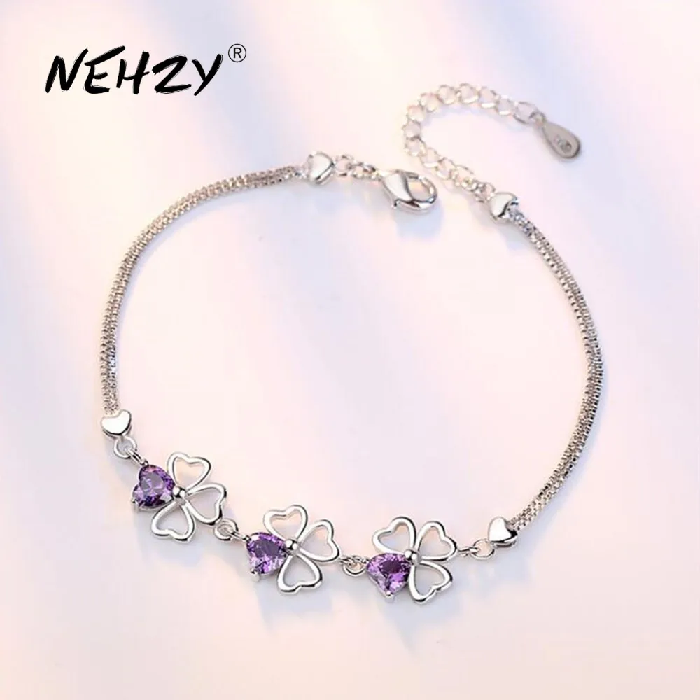 NEHZY S925 штамп серебряные ювелирные изделия браслет Высокое качество полый цветок узор фиолетовый кристалл сердце браслет длина 20 см
NEHZY S925 штамп серебряные ювелирные изделия браслет Высокое качество полый цветок узор фиолетовый кристалл сердце браслет длина 20 см