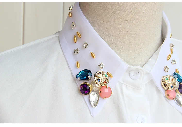 Women Embroidery Fake Detachable Collar Half Shirt Vest False Collar Lapel Female Shirt Sweater Necklace Decorative
Women Embroidery Fake Detachable Collar Half Shirt Vest False Collar Lapel Female Shirt Sweater Necklace Decorative