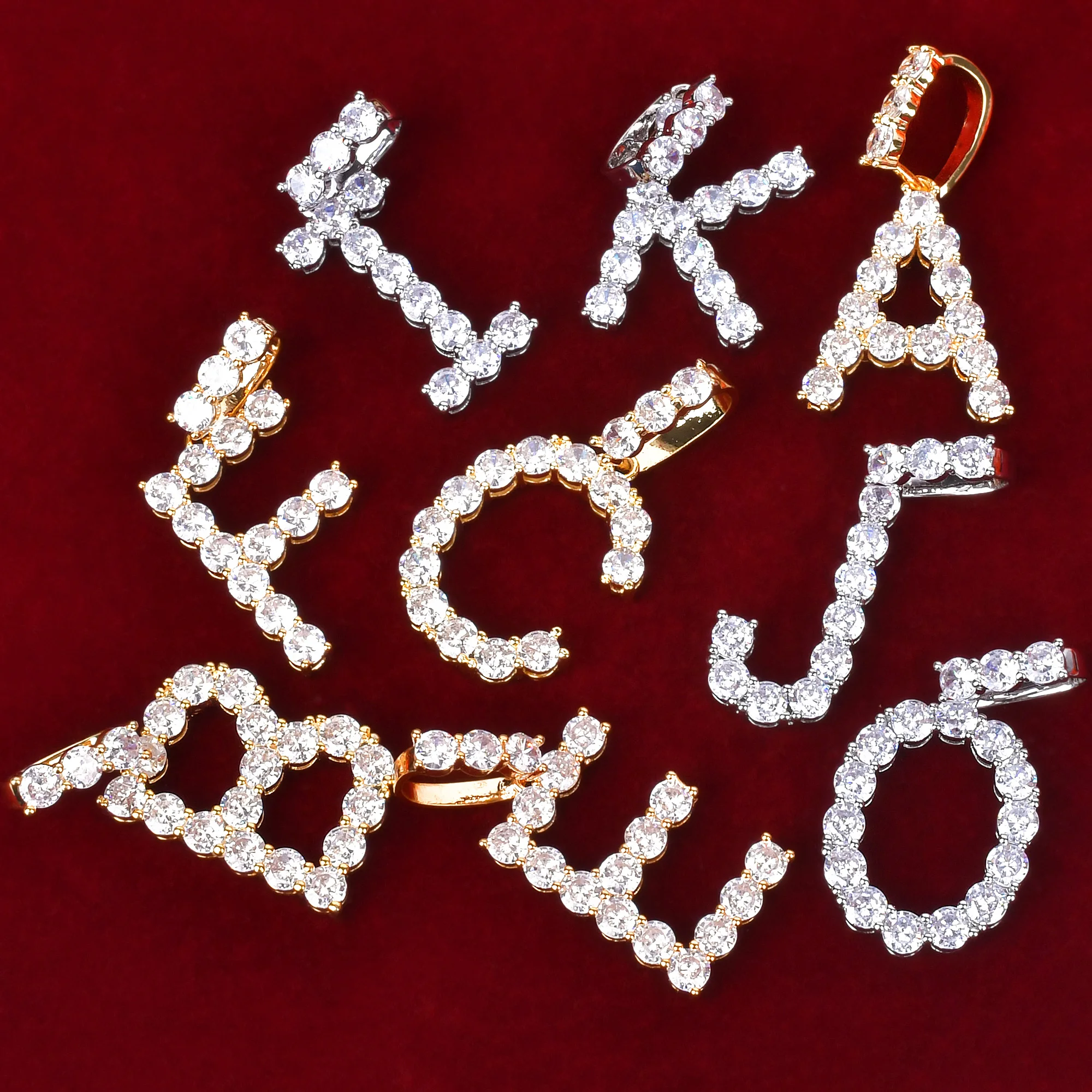 Initial Letter Pendant Necklace Gold Color Charming Hip Hop Jewelry
Initial Letter Pendant Necklace Gold Color Charming Hip Hop Jewelry