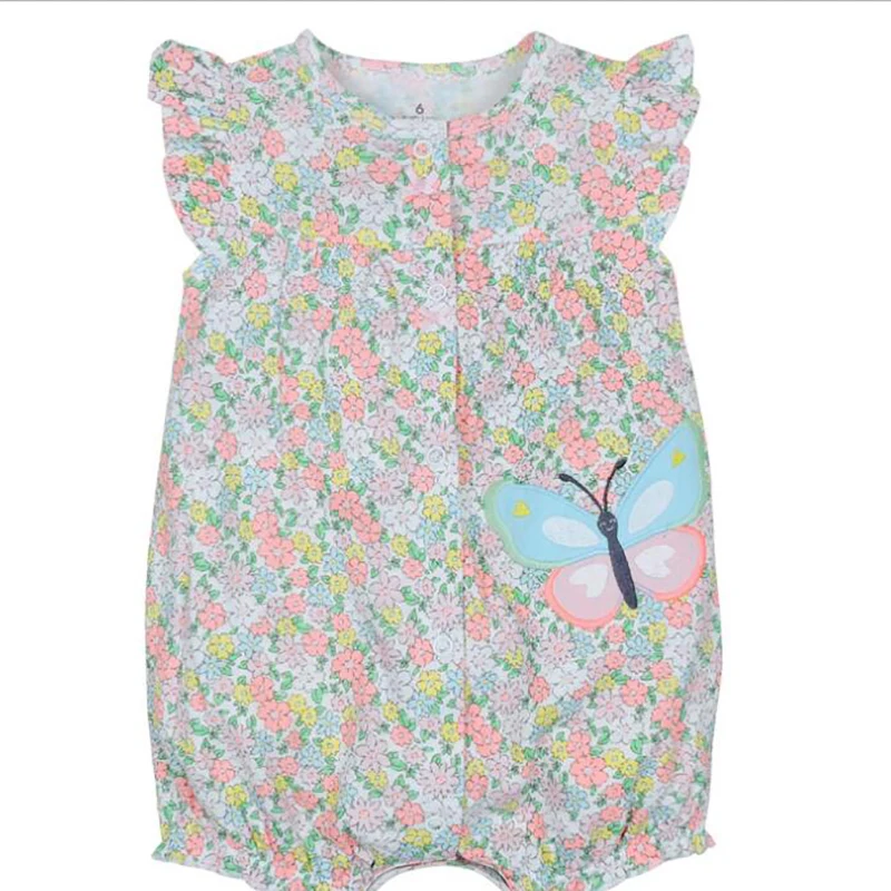 ZWF157 New Summer Infant Newborn Romper Baby Girl Clothing Flowers Pattern Jumpsuit Cute 3M-24M Baby Rompers
ZWF157 New Summer Infant Newborn Romper Baby Girl Clothing Flowers Pattern Jumpsuit Cute 3M-24M Baby Rompers