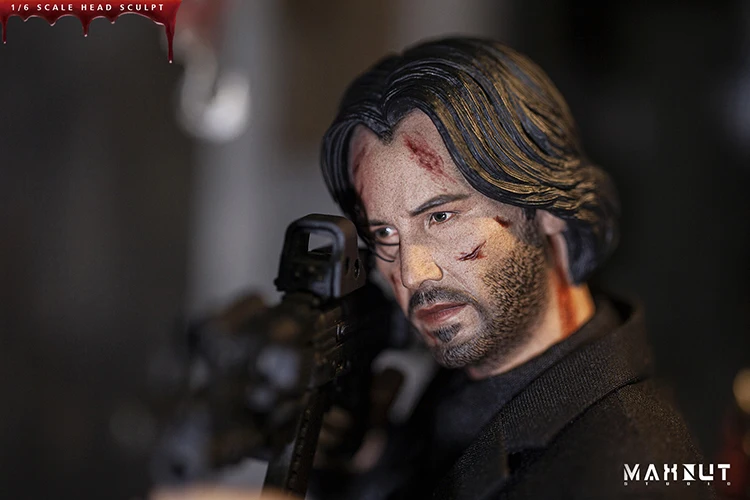 1/6 MAXNUT M002 John Wick Keanu Reeves Male Head Scult Fit 12'' HT Toys Body In Stock
1/6 MAXNUT M002 John Wick Keanu Reeves Male Head Scult Fit 12'' HT Toys Body In Stock