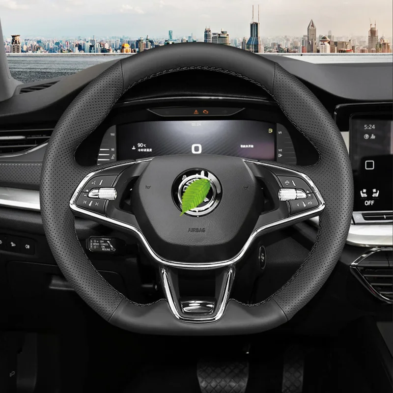 Чехол на руль автомобиля для Skoda 2017-2021 2018 2019 2020 Kodiaq Octavia Superb Karoq Kamiq
Чехол на руль автомобиля для Skoda 2017-2021 2018 2019 2020 Kodiaq Octavia Superb Karoq Kamiq