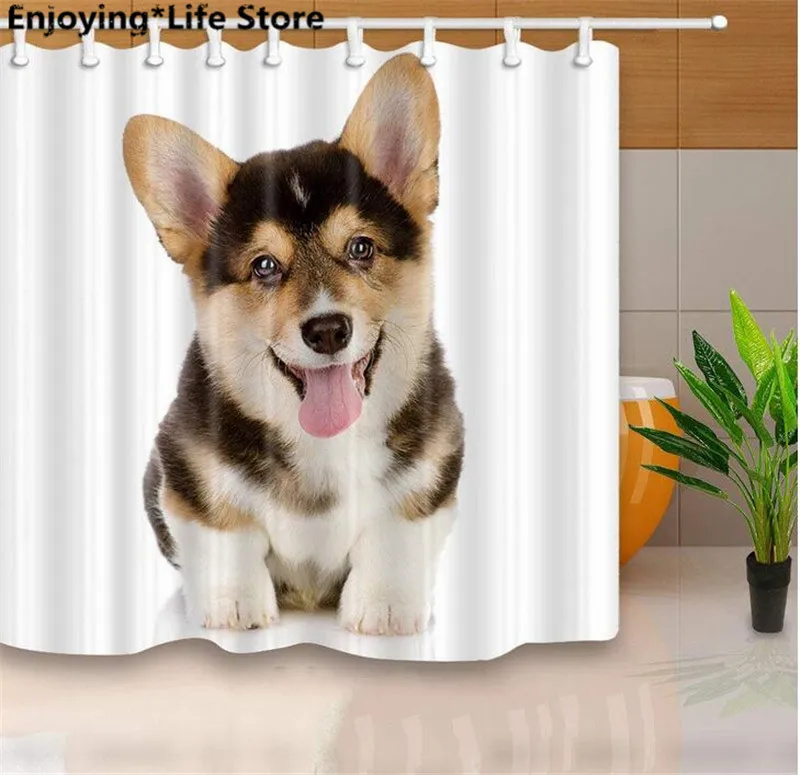 Cute Puppy Shower Curtain Waterproof Fabric Shower Curtain Bathroom Decoration 72inch x72inch with 12 Hooks
Cute Puppy Shower Curtain Waterproof Fabric Shower Curtain Bathroom Decoration 72inch x72inch with 12 Hooks