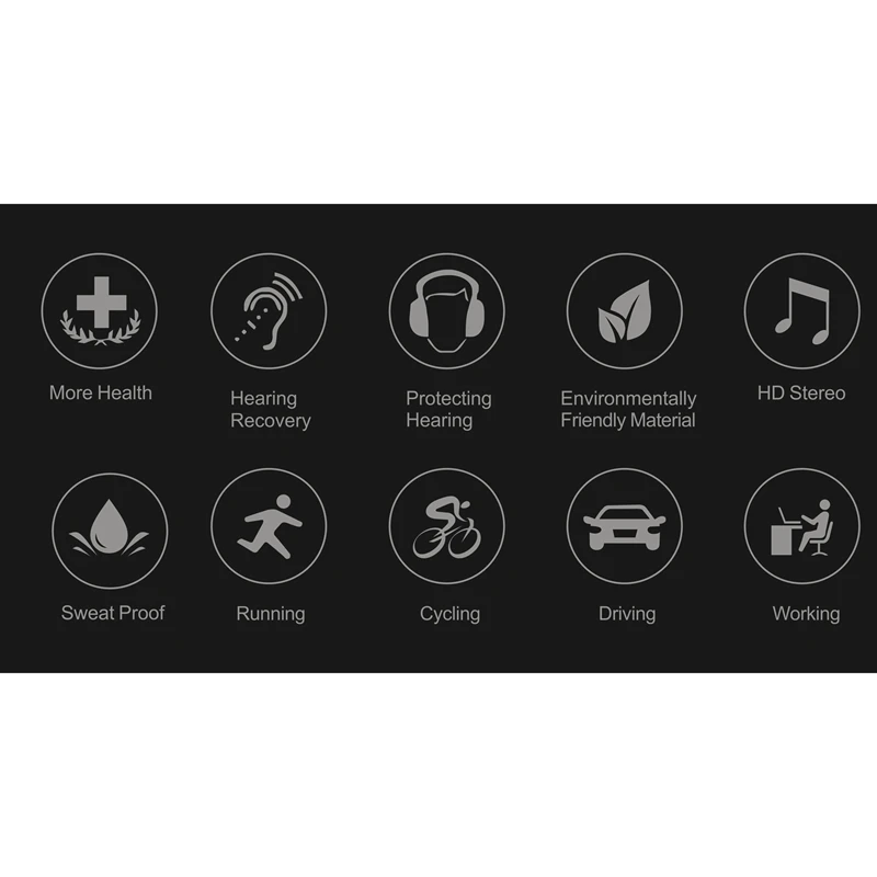 MOREINTECH ES368 Bone Conduction Bluetooth 5.0 Headset Sports Wireless Non-Ear Bone Sensing Hanging Ear Earphone
MOREINTECH ES368 Bone Conduction Bluetooth 5.0 Headset Sports Wireless Non-Ear Bone Sensing Hanging Ear Earphone