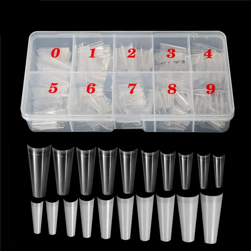 500/120/100Pcs Transparent French Coffin False Nail Tips UV Gel Fake Nail Acrylic Art Tips Manicure Tools For Nail Extension 
500/120/100Pcs Transparent French Coffin False Nail Tips UV Gel Fake Nail Acrylic Art Tips Manicure Tools For Nail Extension