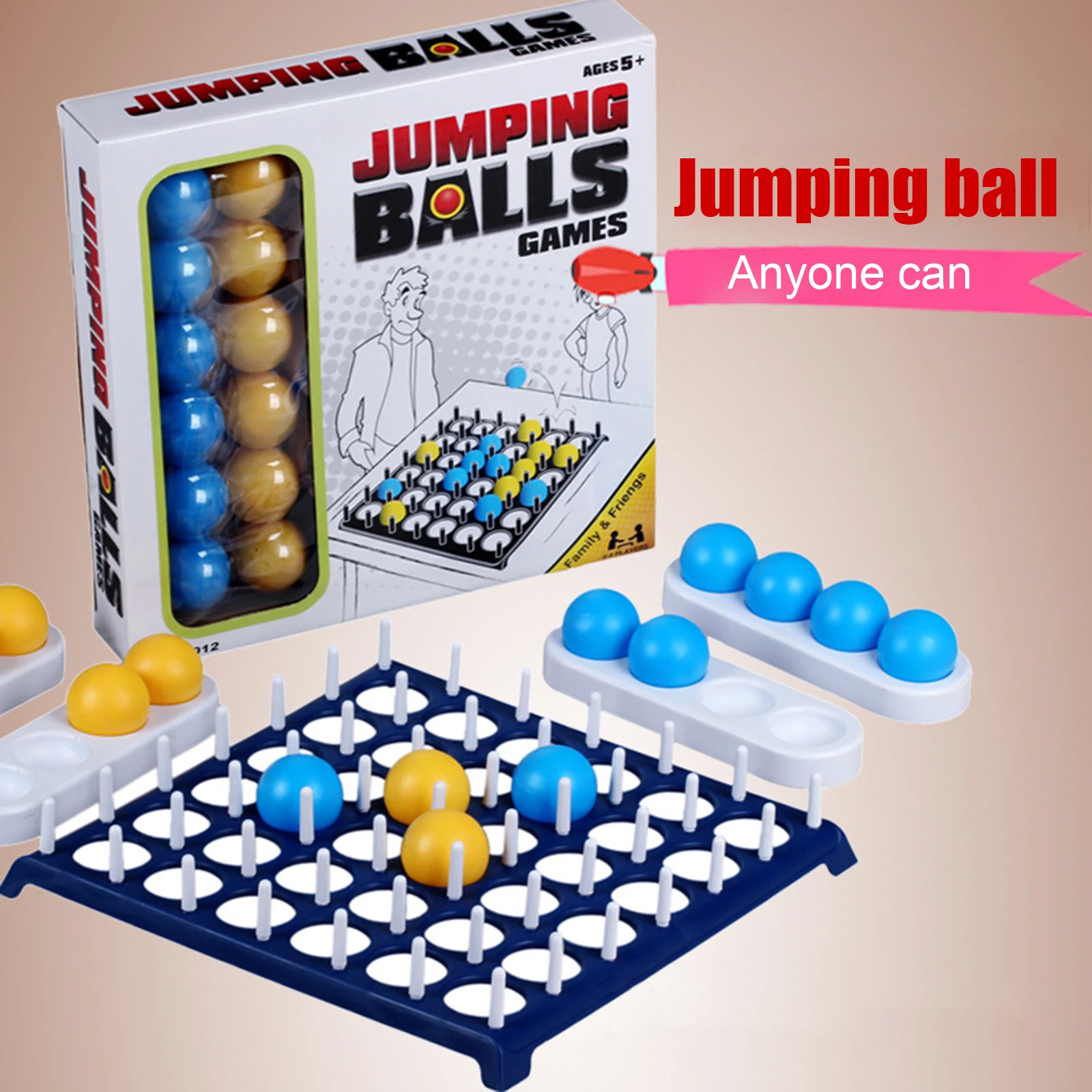 Jumping Balls Game Children Party Board Game Throwing Ball Parent-child Interaction Kids Toy Gift NSV775
Jumping Balls Game Children Party Board Game Throwing Ball Parent-child Interaction Kids Toy Gift NSV775