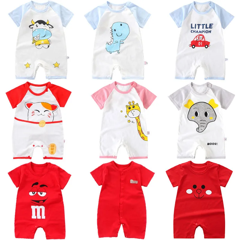 2021 new boy gril baby Cotton Romper Summer Short Sleeved Cartoon Animal Jumpsuit Toddler Cute Baby Clothing
2021 new boy gril baby Cotton Romper Summer Short Sleeved Cartoon Animal Jumpsuit Toddler Cute Baby Clothing
