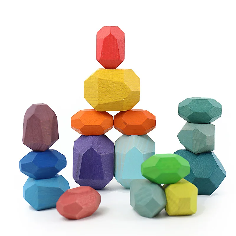 Children's Wooden Colored Stone Jenga Building Block Educational Toy Creative Nordic Style Stacking Game Rainbow Wooden Toy Gift
Children's Wooden Colored Stone Jenga Building Block Educational Toy Creative Nordic Style Stacking Game Rainbow Wooden Toy Gift
